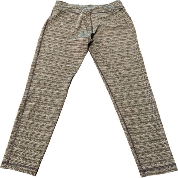 VOGO ATHLETICA Workout leggings. Gray & white LG - Picture 1 of 3